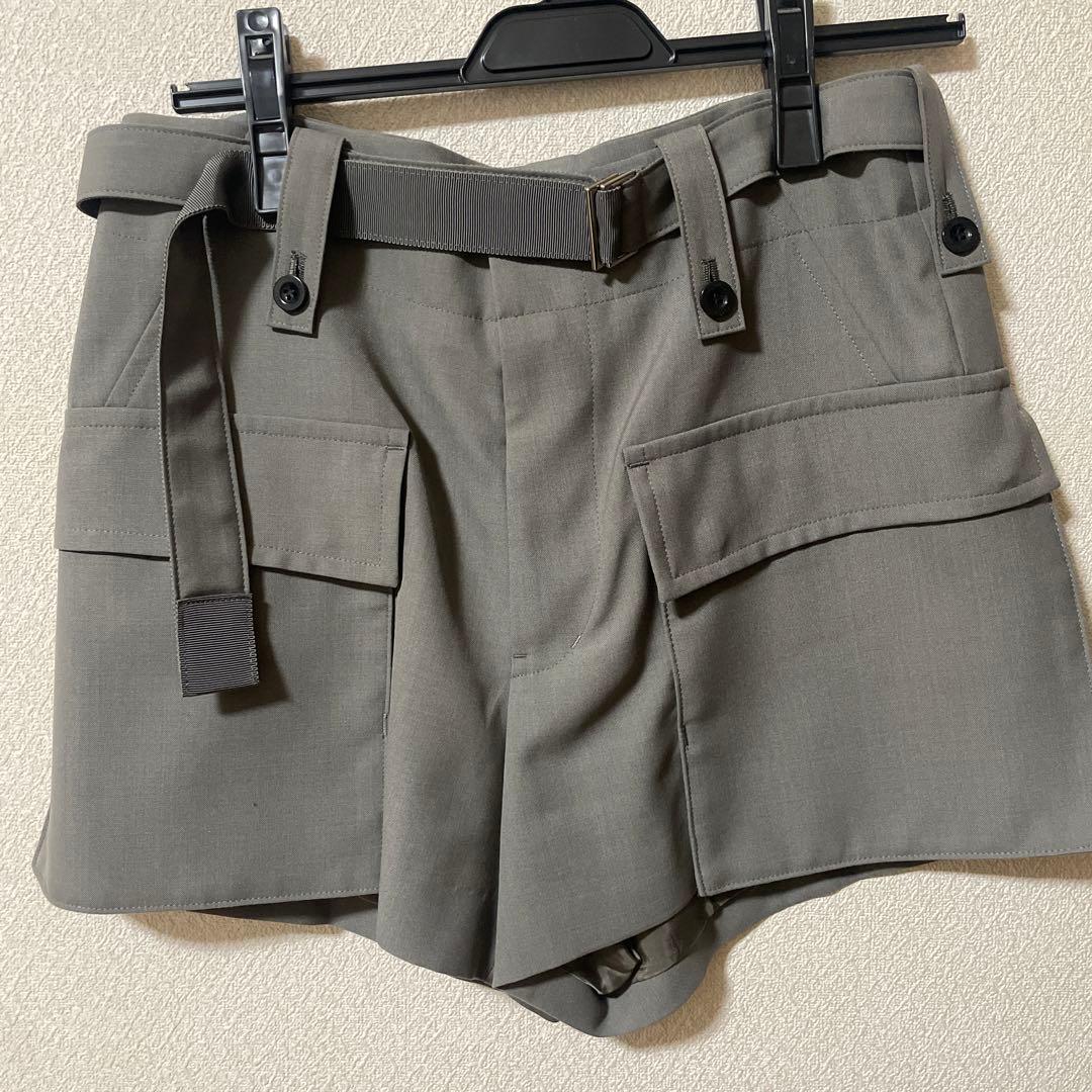 sacai Suiting Shorts トープ