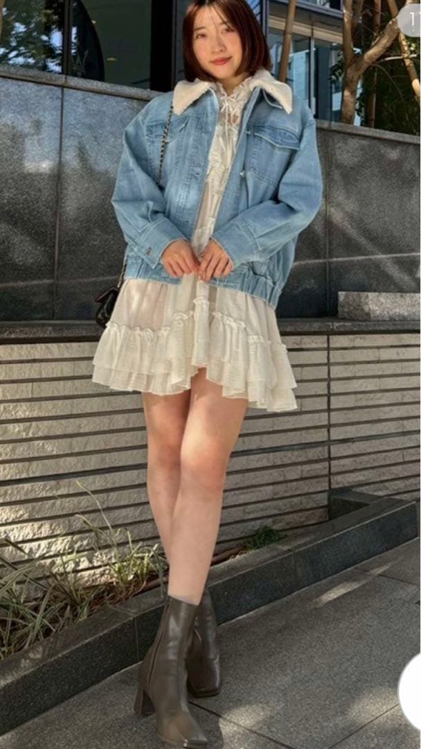 SNIDEL コットンレースBOHO チュニック