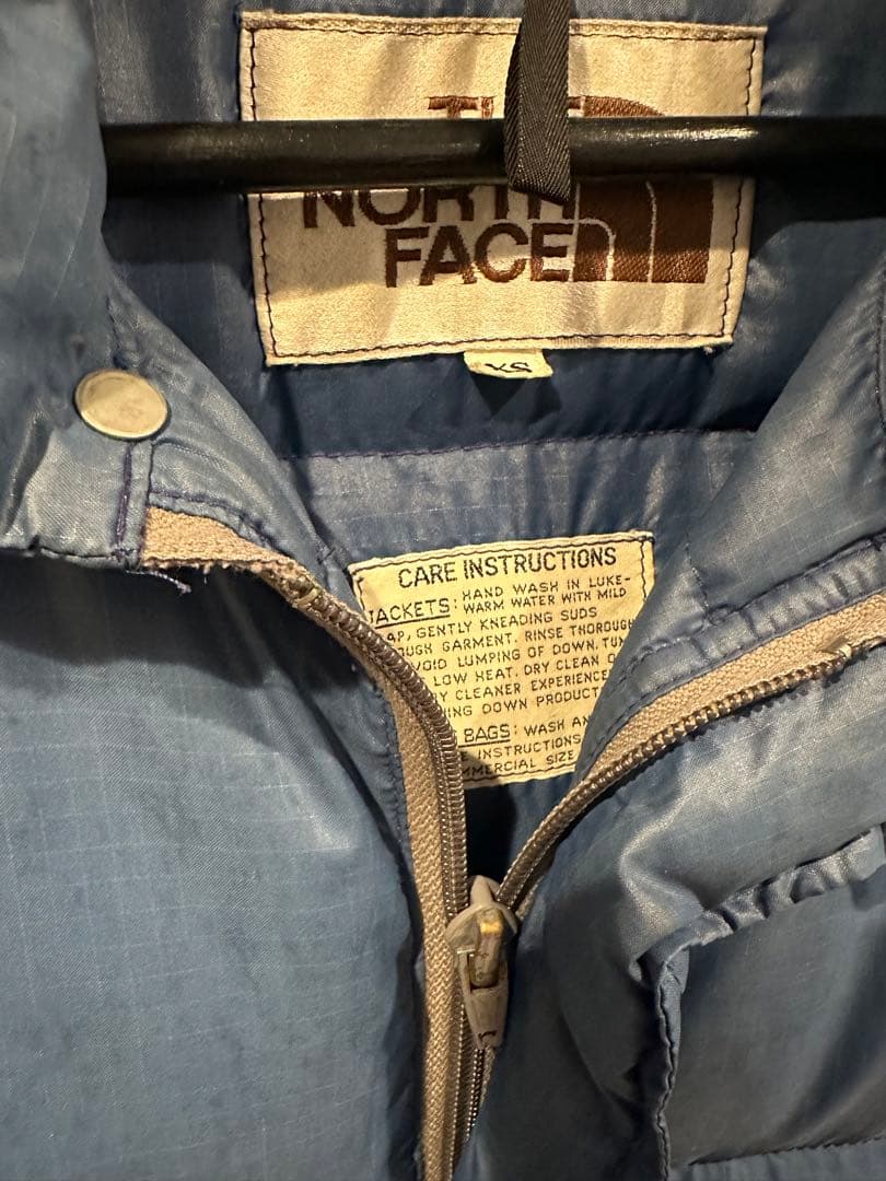 70s THE NORTH FACE 茶タグ ダウンジャケット