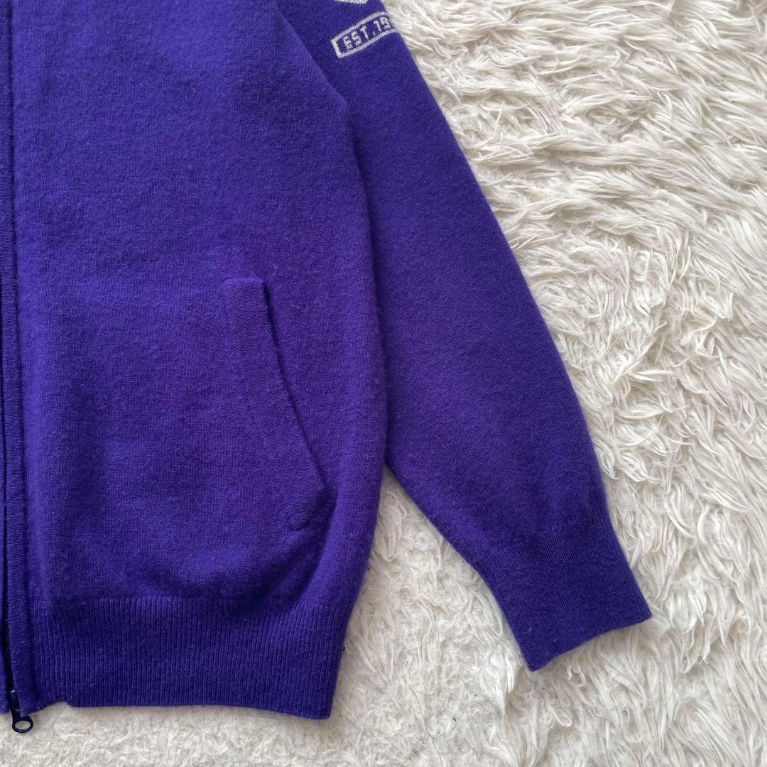 PEARLY GATES カシミヤ100% 長袖　刺繍　パーカー