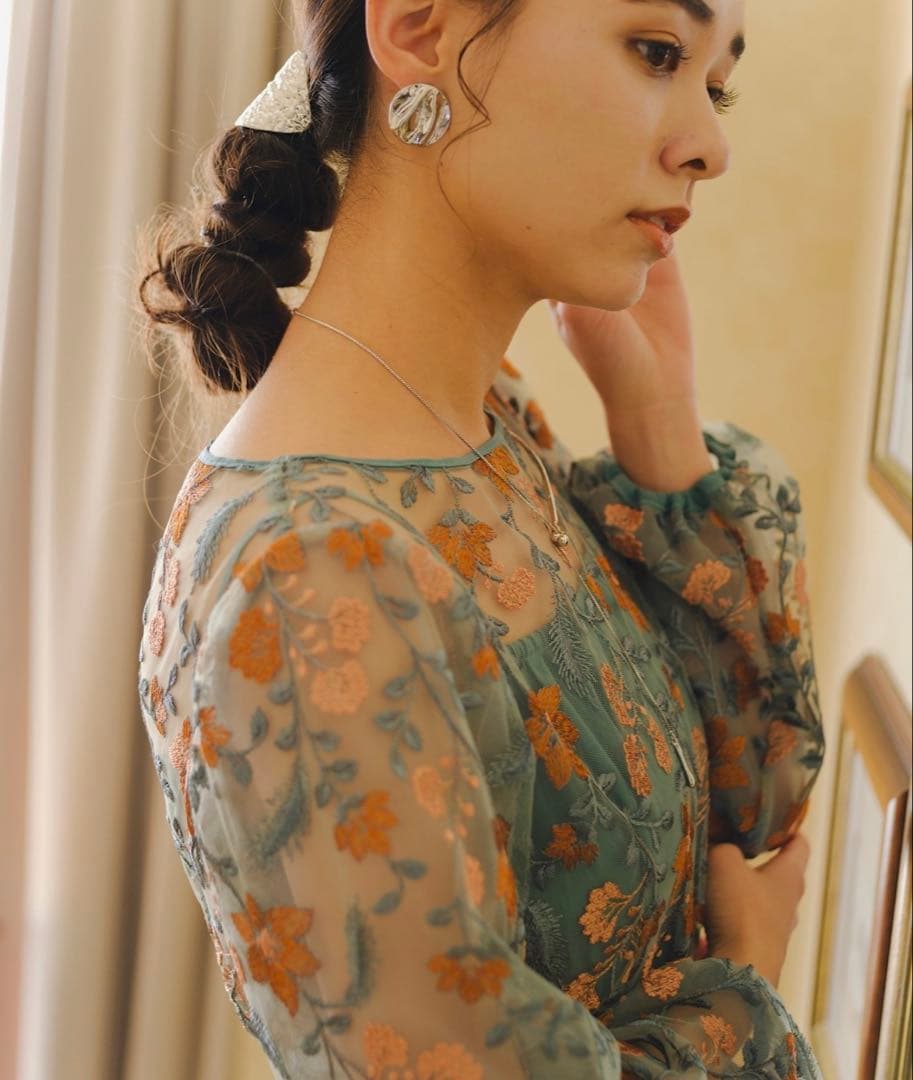 【12/31まで値引き】kastane オケージョンドレス　グリーン