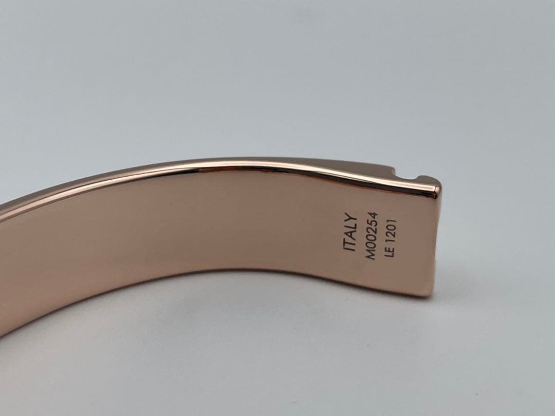 すいじん【美品】ルイヴィトン カフ・ナノグラム　バングル M ブレスレット