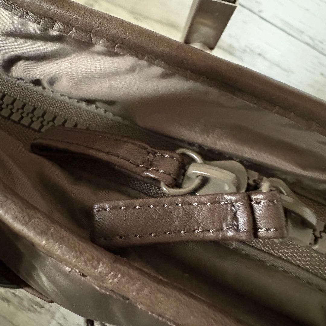 未使用タグ付✨ポールスミス　ビジネスバッグ　ナイロン×牛革　2way A4収納可