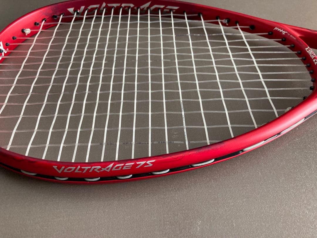 ヨネックス　ボルトレイジ7s クレナイ紅　店頭試打ラケット　UL1