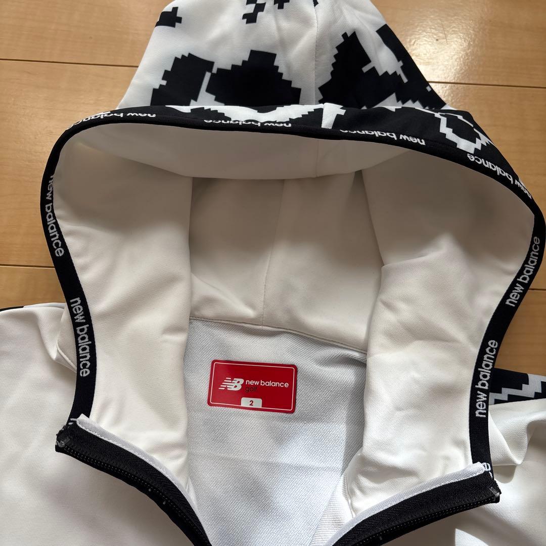 <美品>New Balance golfフード付きジャケットサイズ2