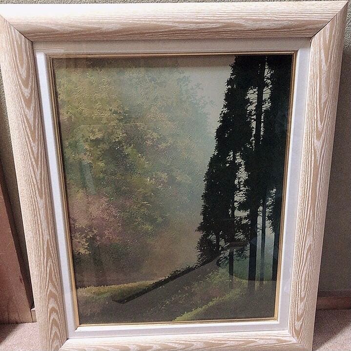 森　オシャレ　絵画　油絵　トレンド　2022 自然　山　13