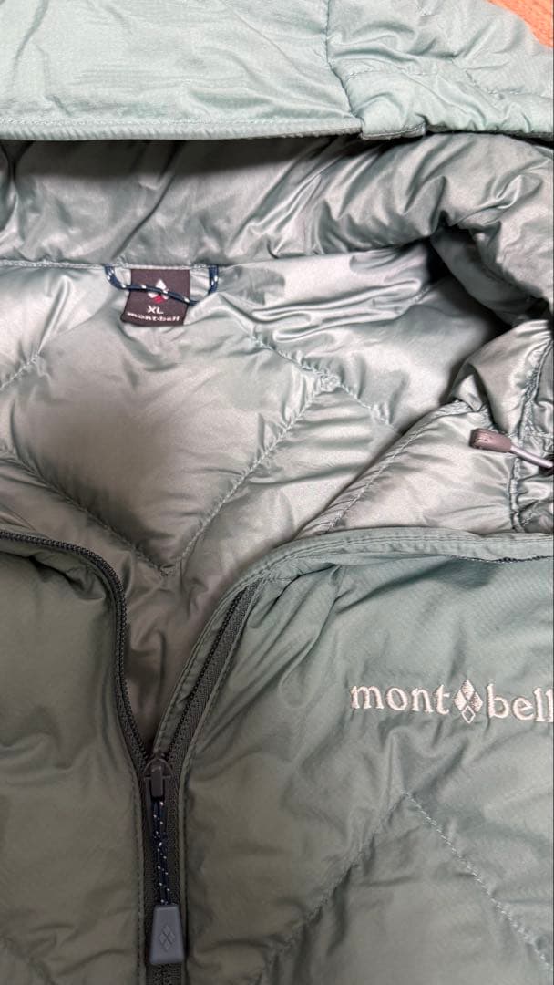 【廃盤】montbell ネージュダウンパーカー 水色 値下げ⭕️