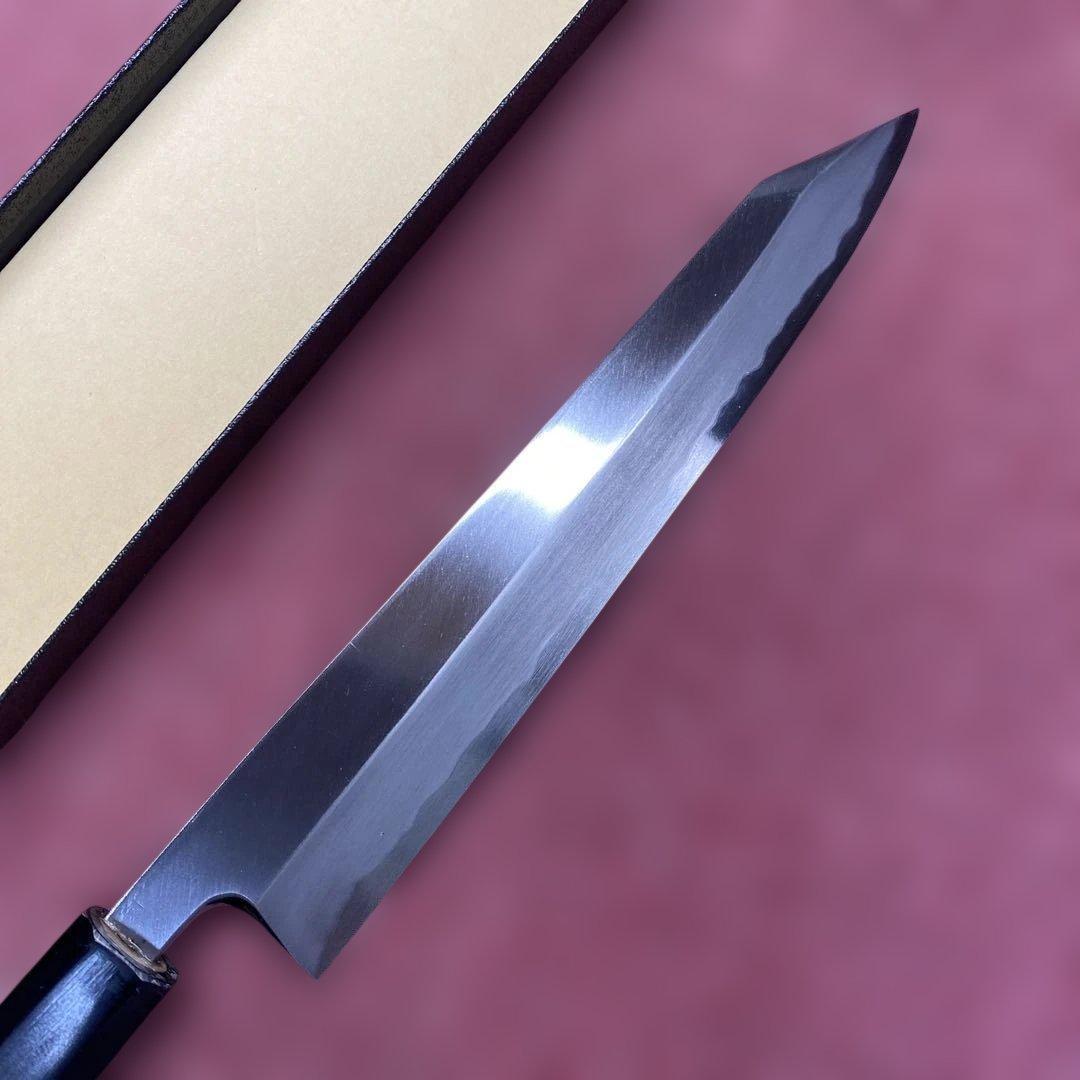 青二鋼　勘所切付型特製万能和包丁　240㎜ 8寸