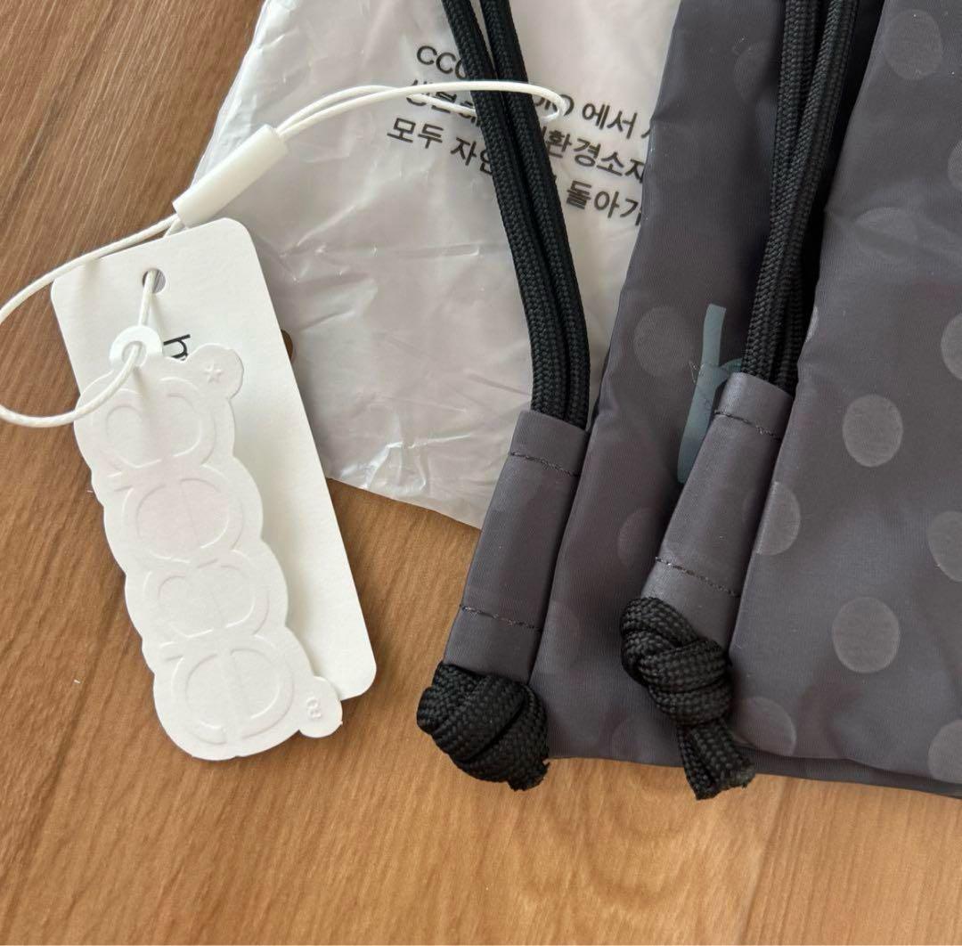 ❗️新品❗️aeae ナップサック ドット グレー 韓国限定　*正規品*