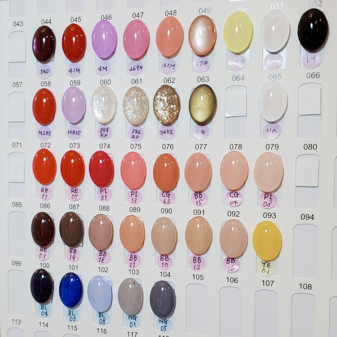 送料込！プリ・カル・エースのジェルネイル☆計33色！カラーチャート付き☆