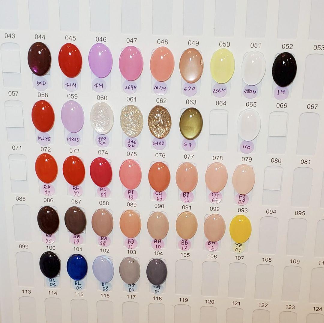 送料込！プリ・カル・エースのジェルネイル☆計33色！カラーチャート付き☆