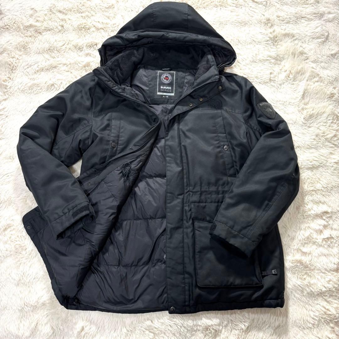 【THE NORTH FACE】マクマードシリーズ　ロゴワッペン　黒　XL 紳士