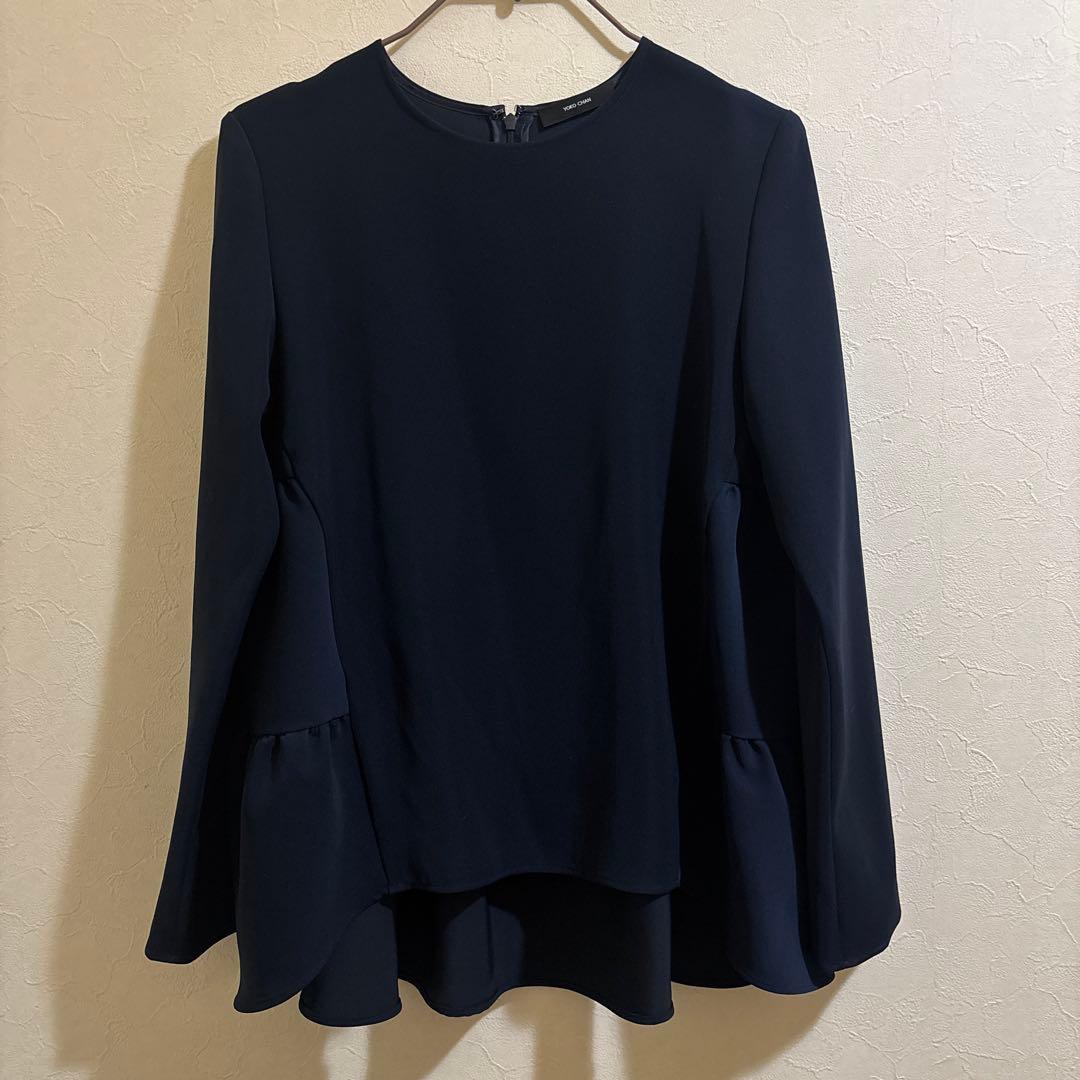 YOKOCHAN ネイビートップス