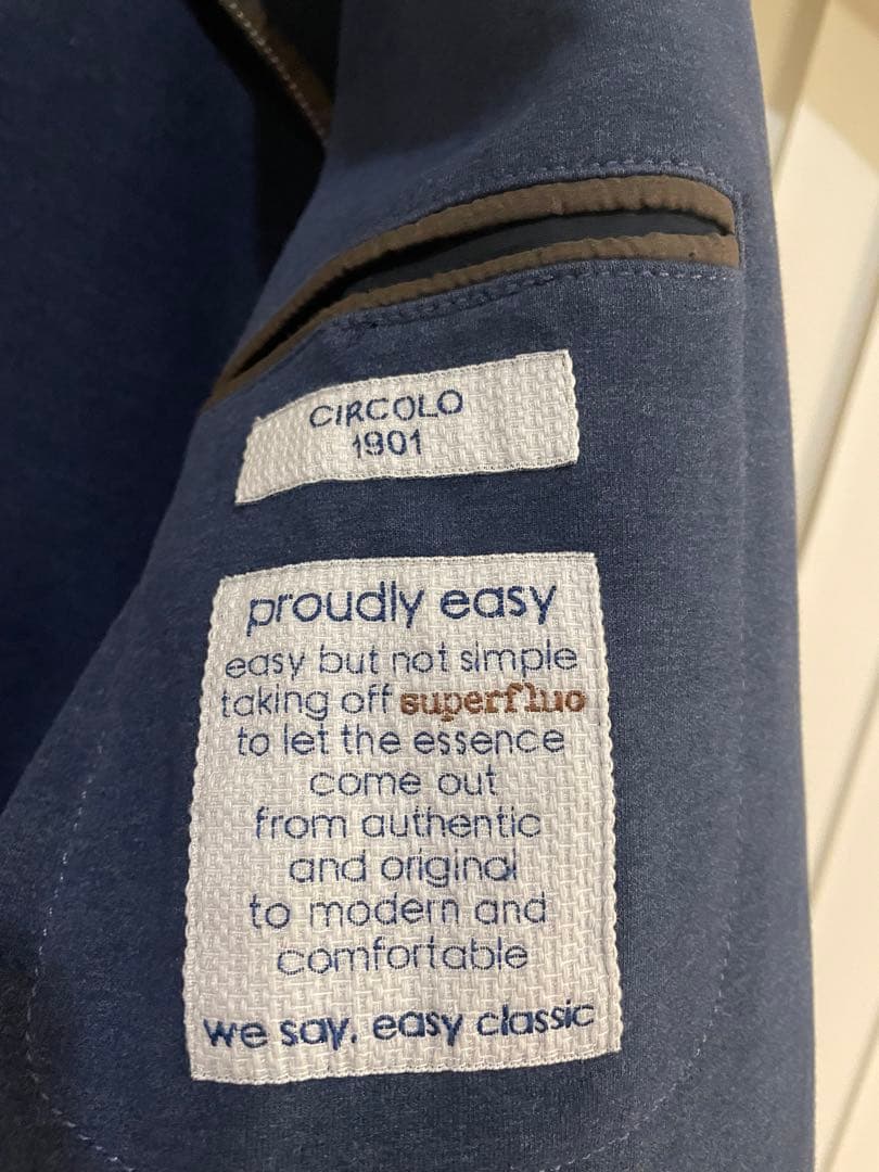 ピーマン　CIRCOLO 1901 ネイビー セットアップ　サイズ50