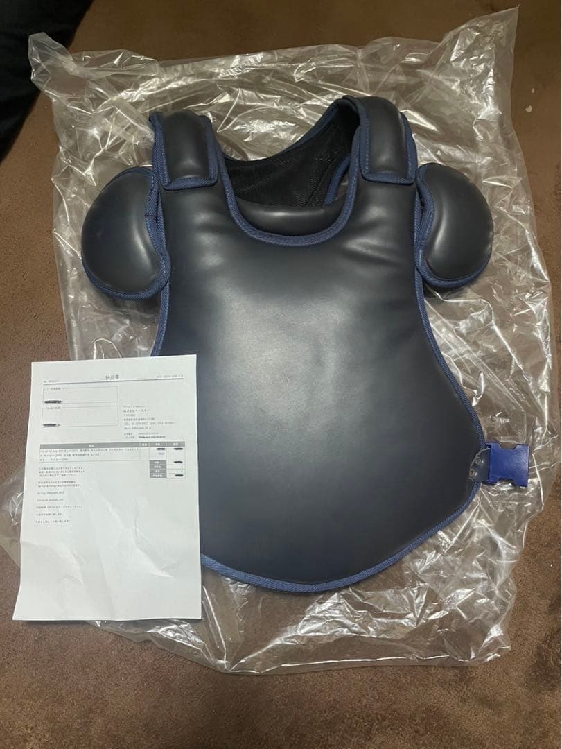 ネイビー ゼット ZETT 防具 プロステイタス 硬式用 プロテクター