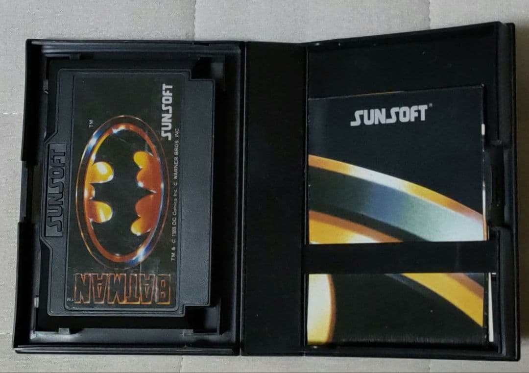 BATMAN　ファミリーコンピューターソフト(ケース付き)