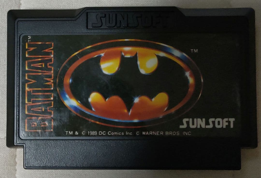 BATMAN　ファミリーコンピューターソフト(ケース付き)