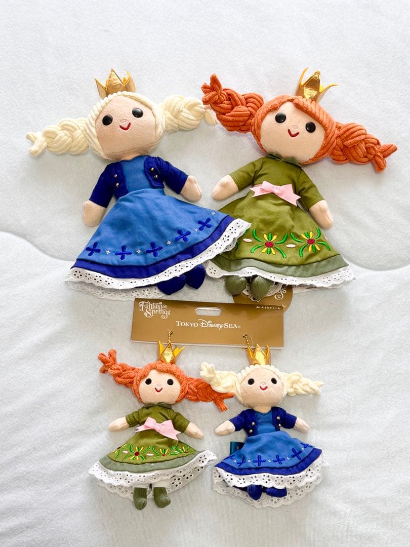 ディズニーシー　FS アナと雪の女王 アナ雪ぬいぐるみ　ぬいぐるみチャーム