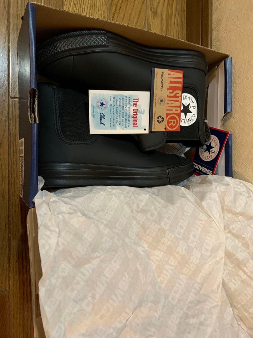 コンバース　レインシューズブラック