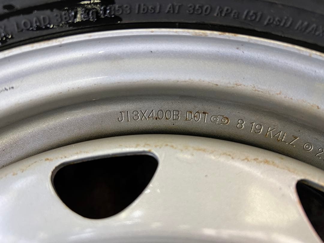 アイスガードiG60 155/70R13 22年製造 4本セット ホイール付き