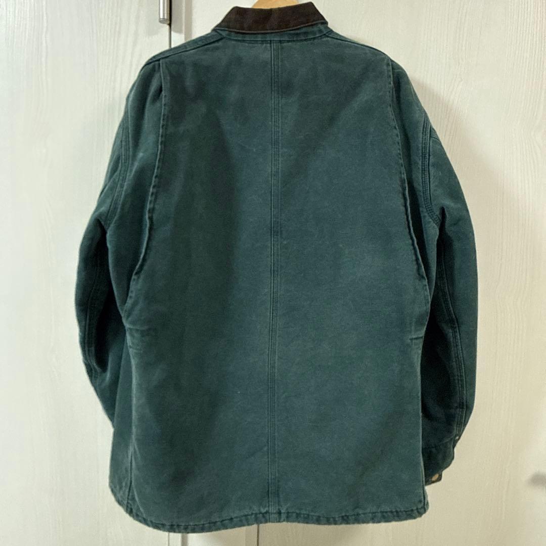 美品　カーハート　チョアコート　ダックグリーン