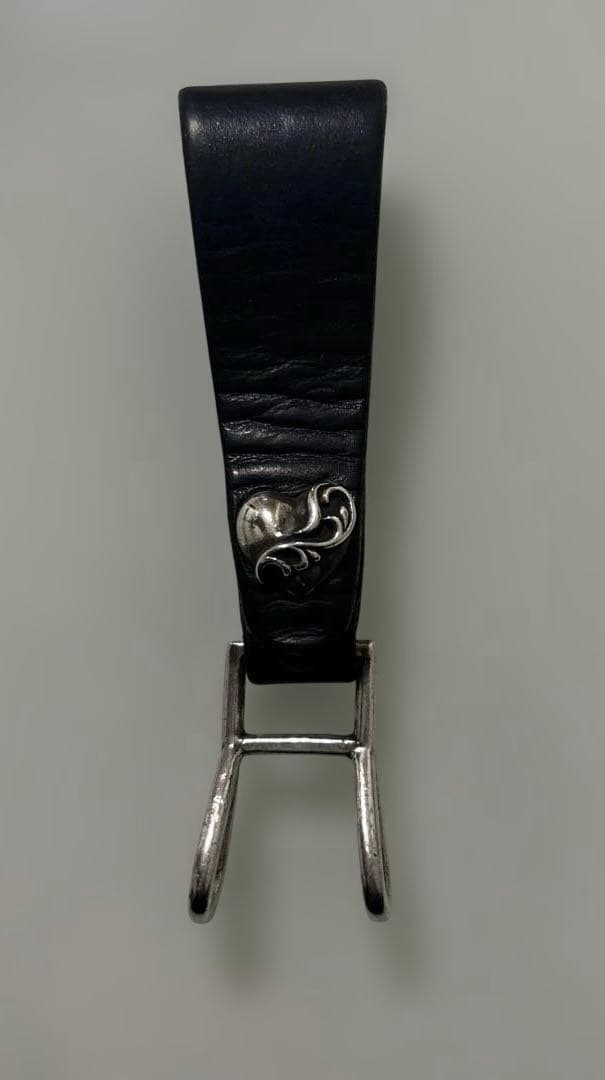 Chrome hearts クロムハーツ　ベルトループ　ハートボールボタン