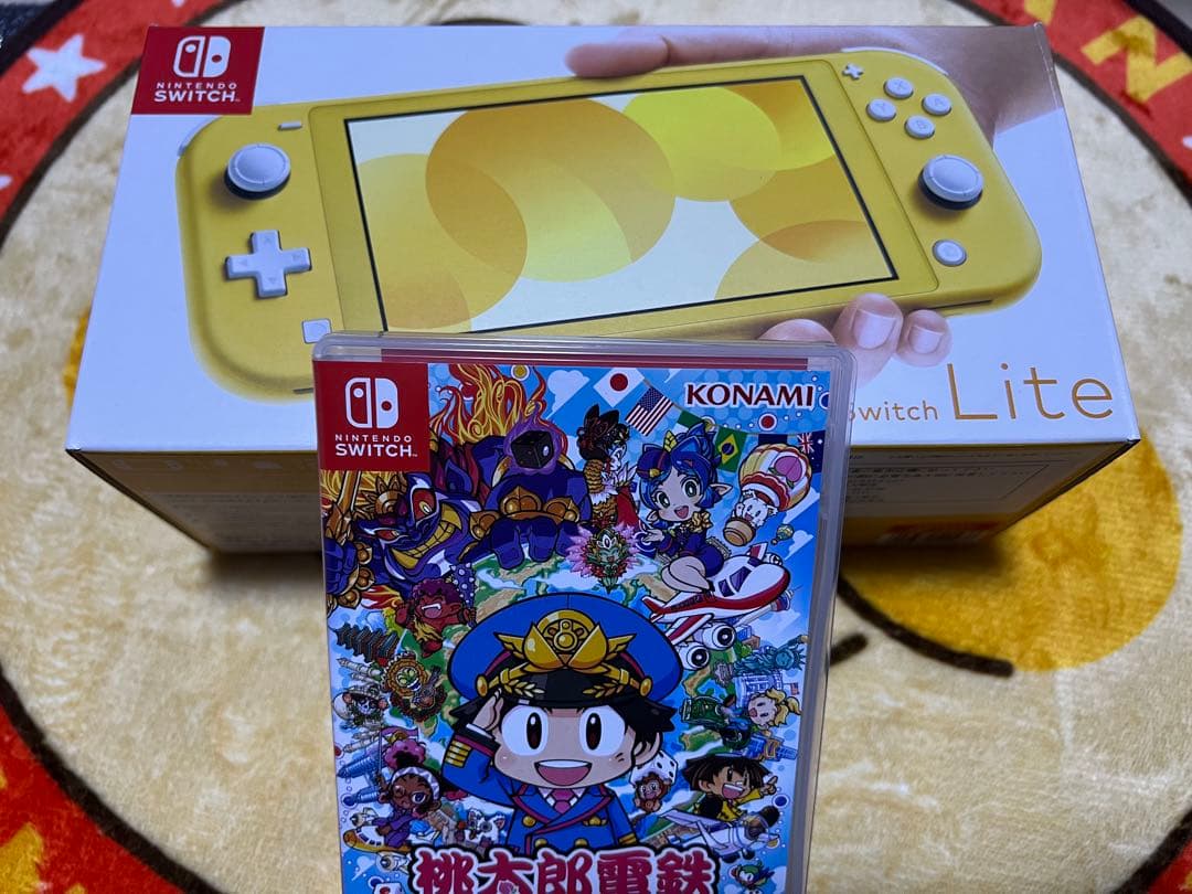 Switch Lite イエロー 本体 + ケース + ゲーム美品です！
