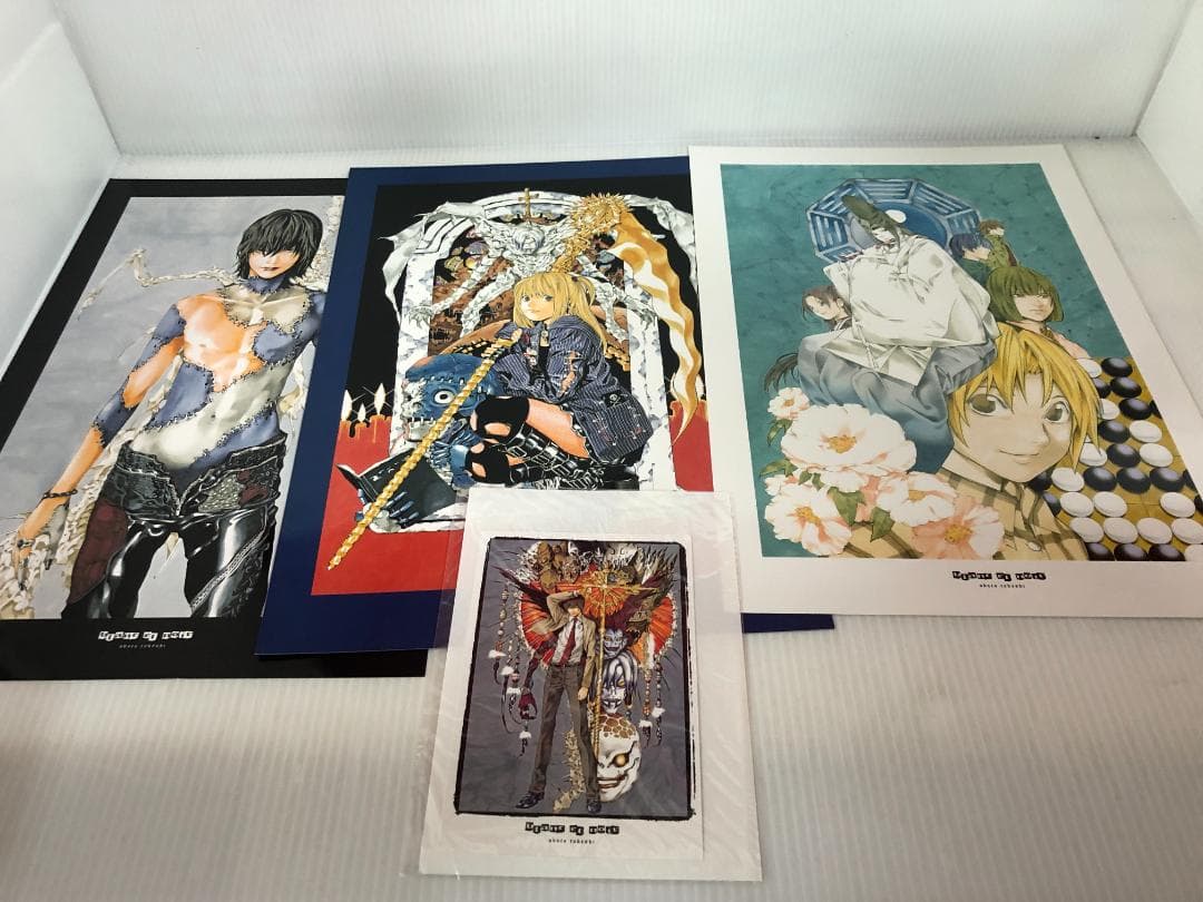 N052　小畑健画集 blanc et noir　ポストカード・ジャケット付き