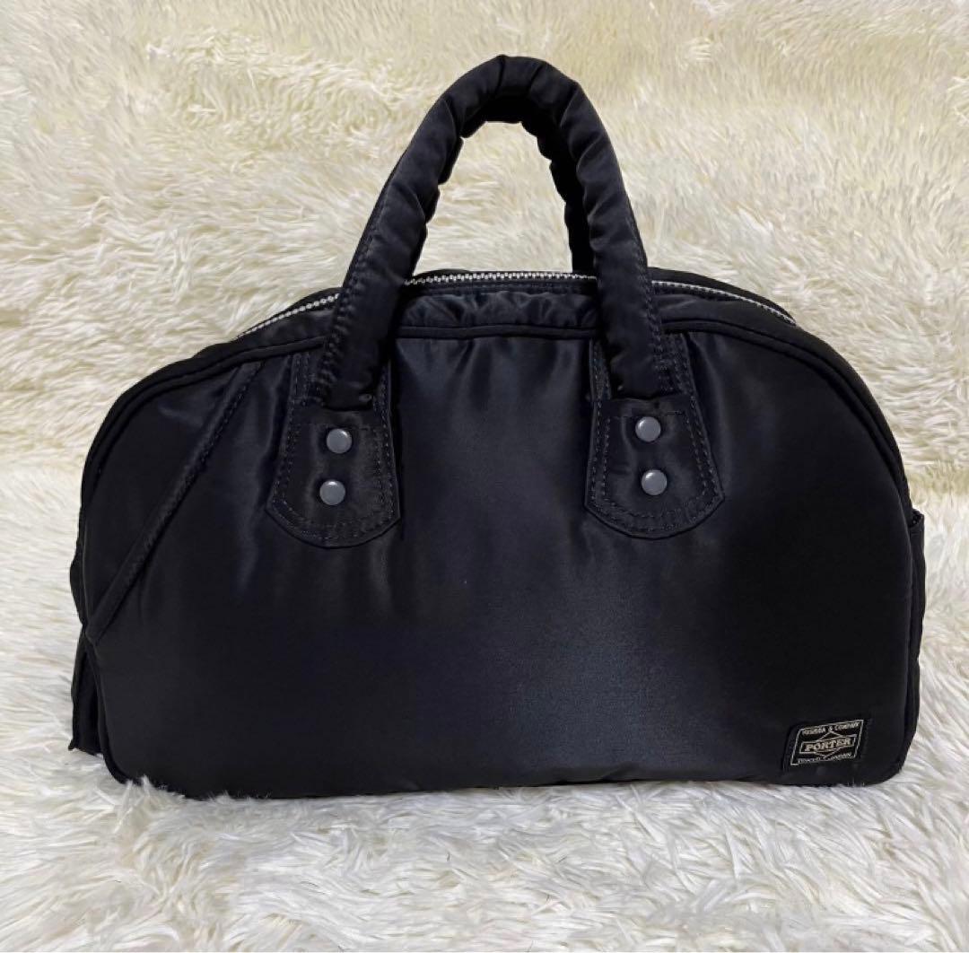 PORTER ポーター　吉田カバン　ミニボストン　タンカー　ブラック　極美品