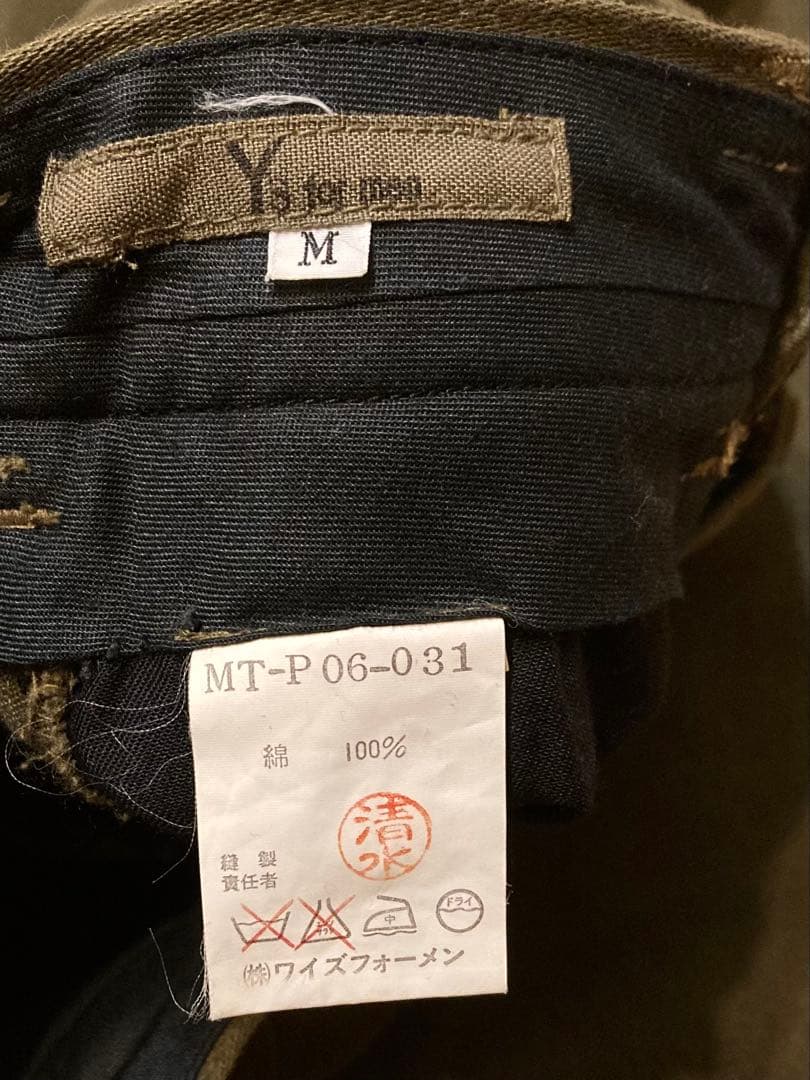 90's Y's for men ドレスパンツ ワークパンツ スラックス