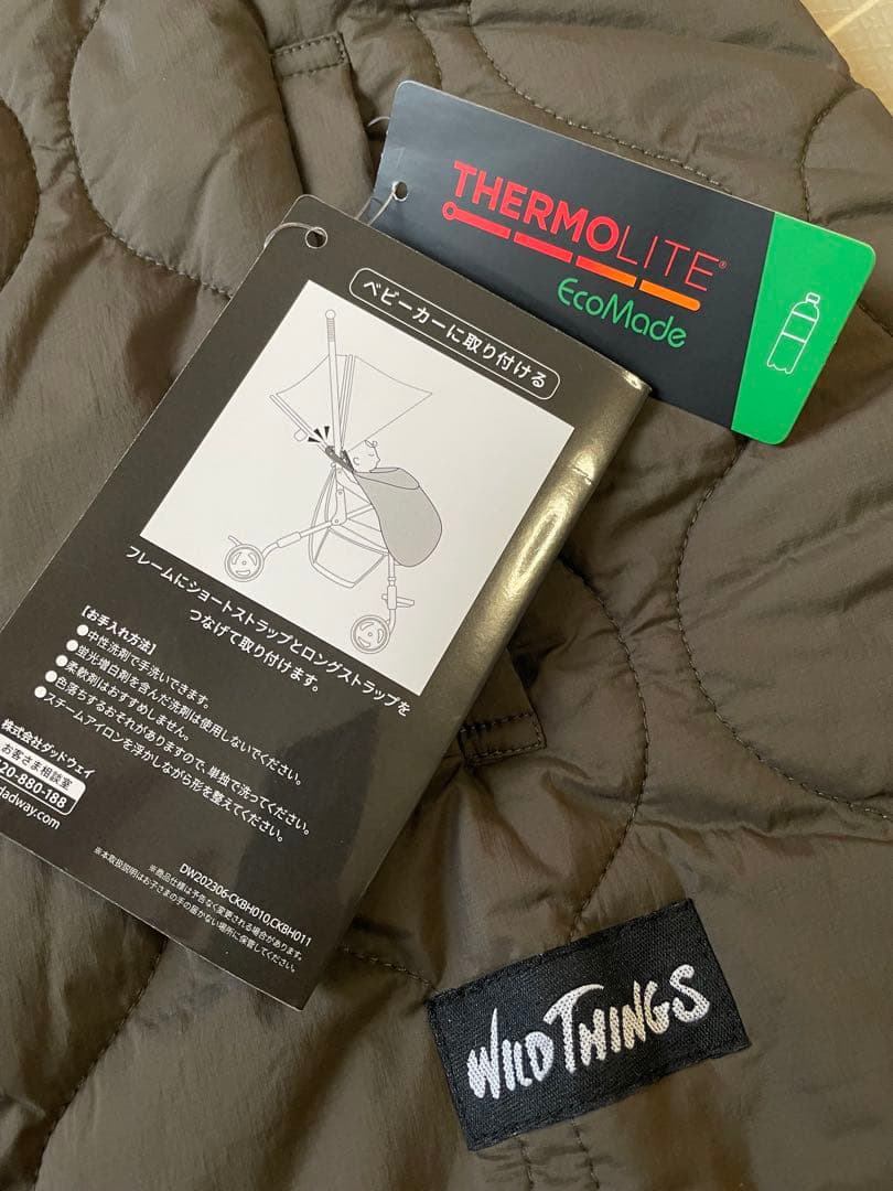 【未使用】BabyHopper WildThings防寒　【カーキ】　タグ付き