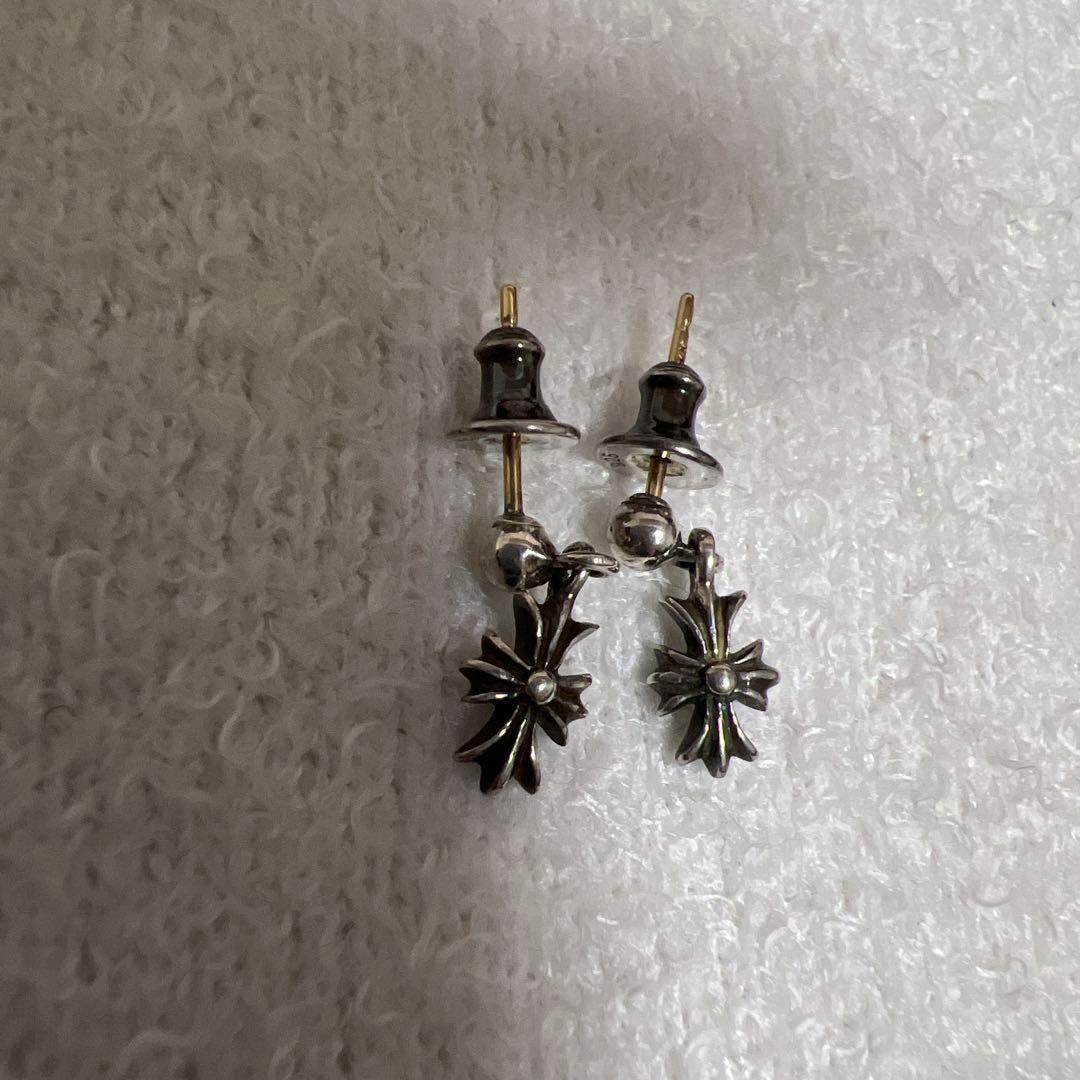 クロムハーツ　シルバーピアス　chrome hearts