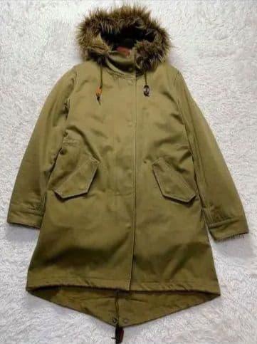 フレッドペリー ファー付きモッズコート