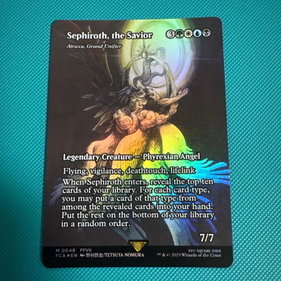 MTG 救済者、セフィロス / 偉大なる統一者、アトラクサ　FOIL 英語