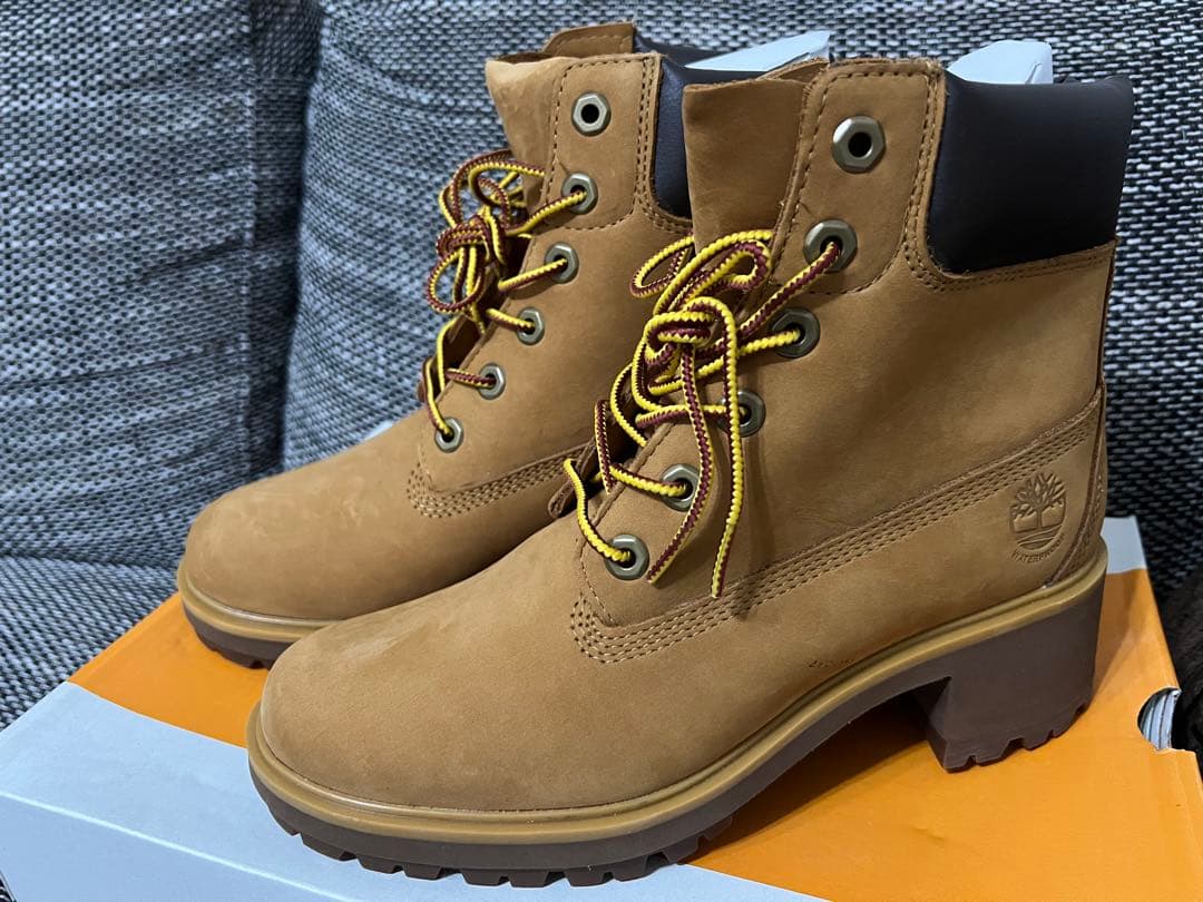 Timberland ブラウン ハイカットブーツ
