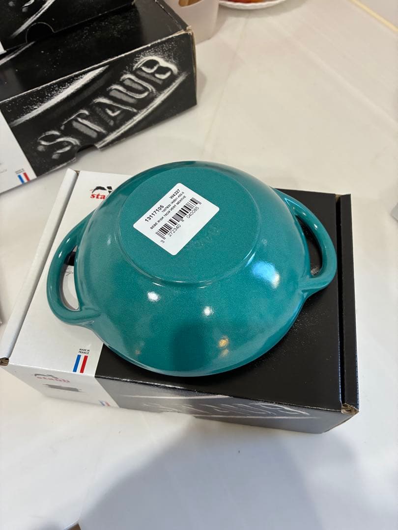 STAUB ストウブ　ベビーウォック16cm ミント