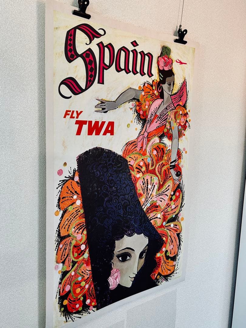 TWA航空ビンテージ オリジナルポスター 60年代