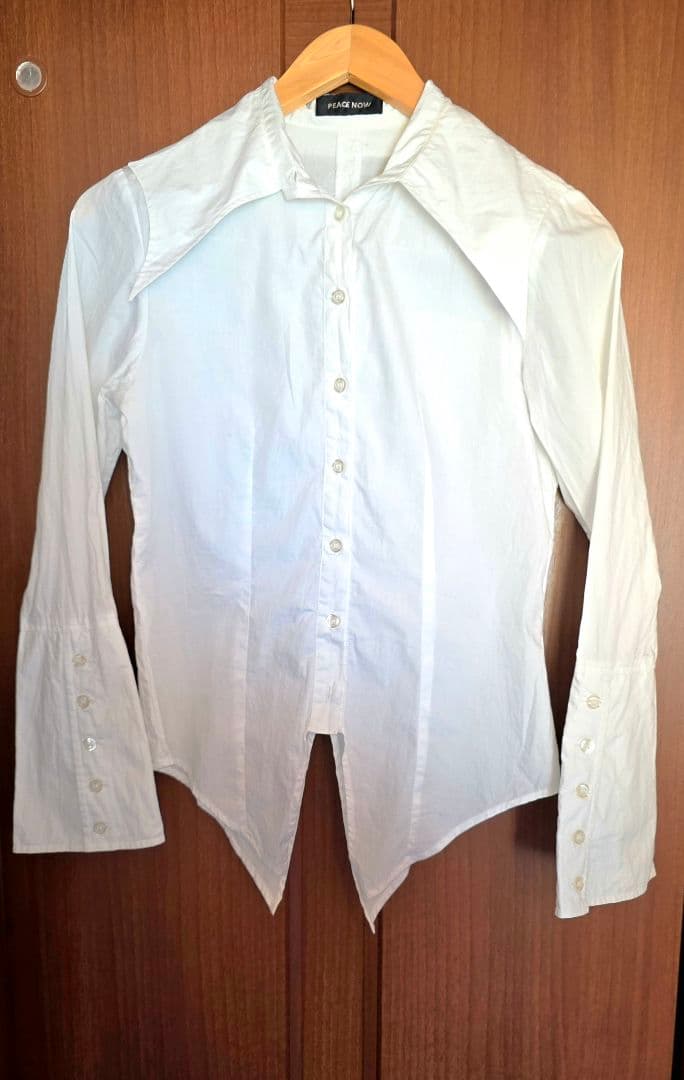 PEACE NOW　コウモリ襟　バットカラー　ワイシャツ