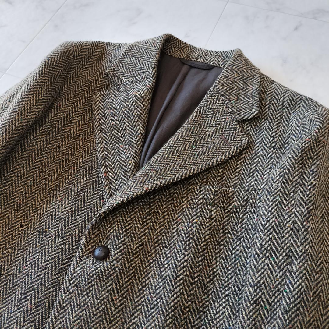 アナトミカ DUNN JACKET 40 M~L ヘリンボーンツイード ブラウン