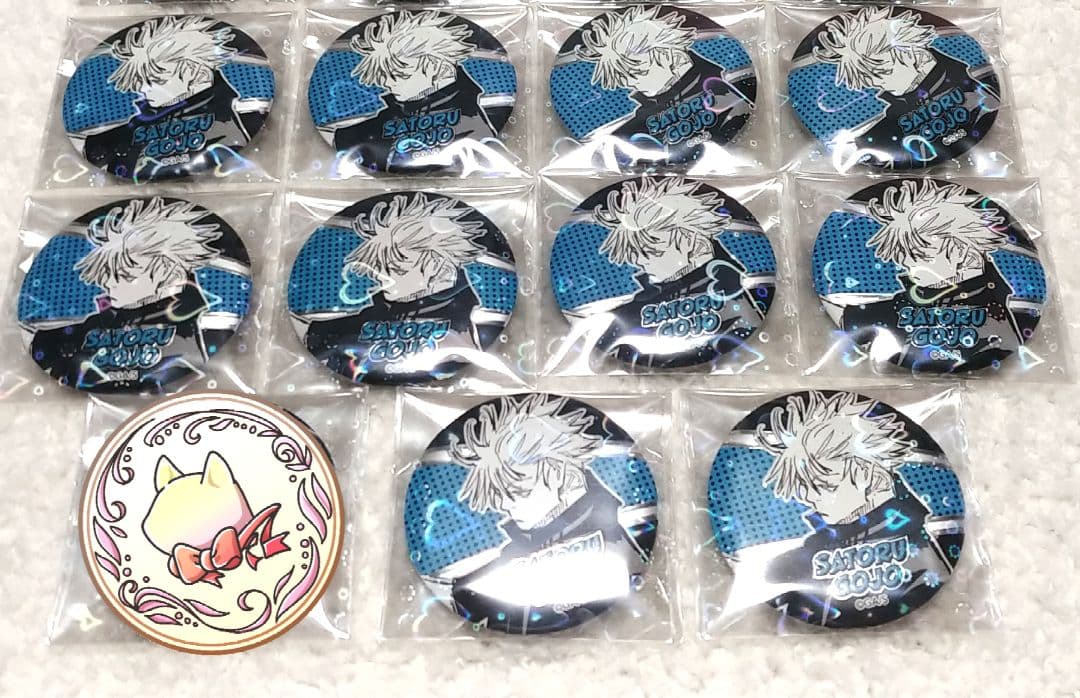 呪術廻戦 上海 限定 デコレクション缶バッジ 五条悟 15個 セット