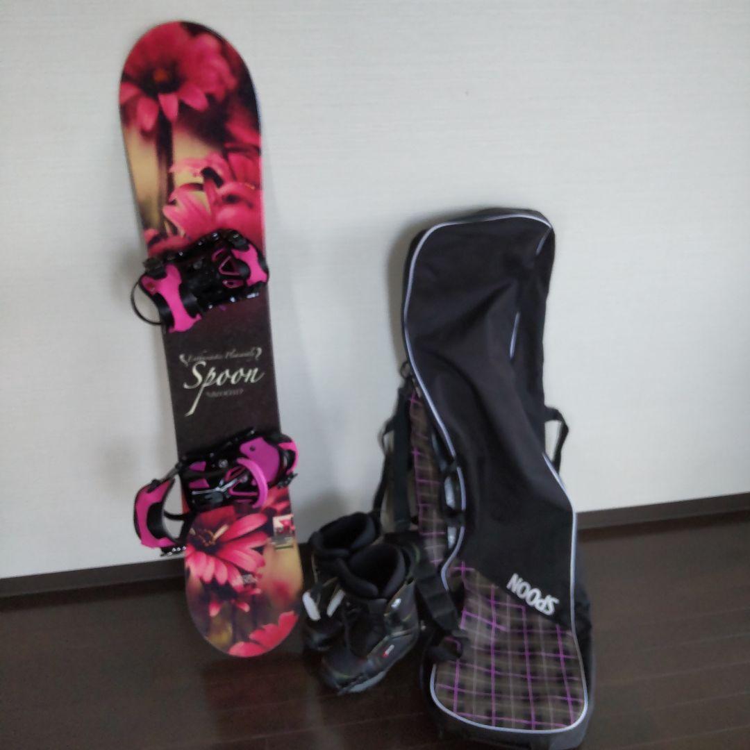 【美品】Spoon レディース スノーボード3点セット