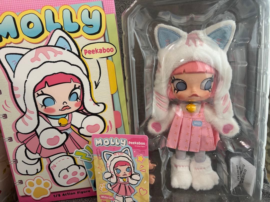 MOLLY Peekaboo 1/8 アクションフィギュア White Cat白
