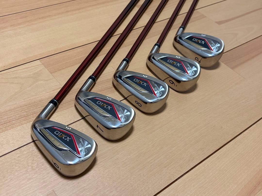 最終価格【美品】XXIO13 7本セットセット　レッド　SR 2024年