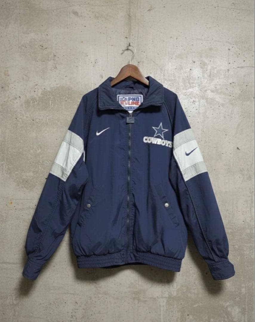 （希少品）90s Nike × NFL Cowboys ナイロンジャケット　M