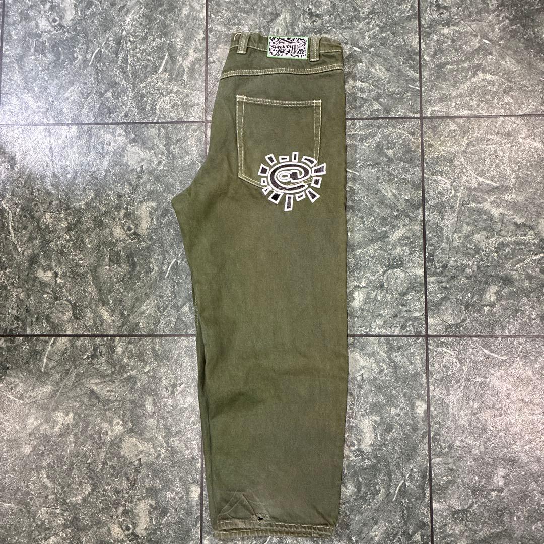 パンツ always do what you should do denim jeans