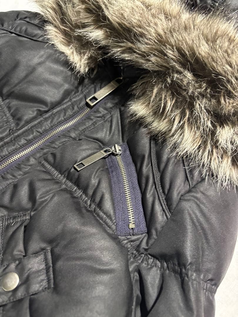 Black Rivet ファーダウンジャケット　y2k archive お兄系