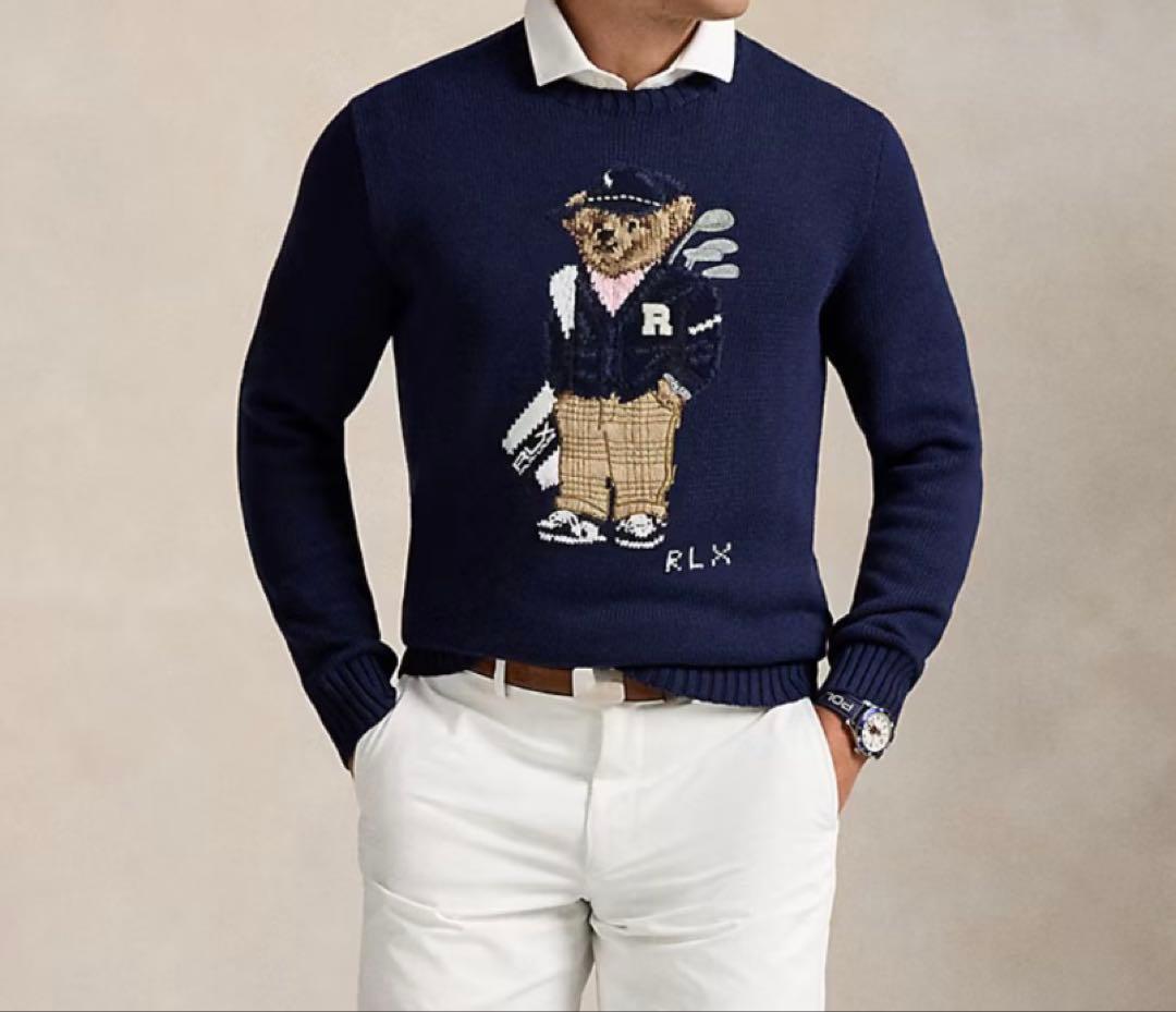 「新品タグ付き 」 Polo ベア セーターUS M