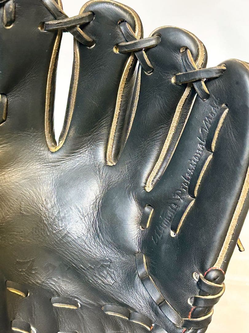 ★美品・即使用OK★ ジームス 三方親シリーズ 軟式内野用 グラブ 型深め