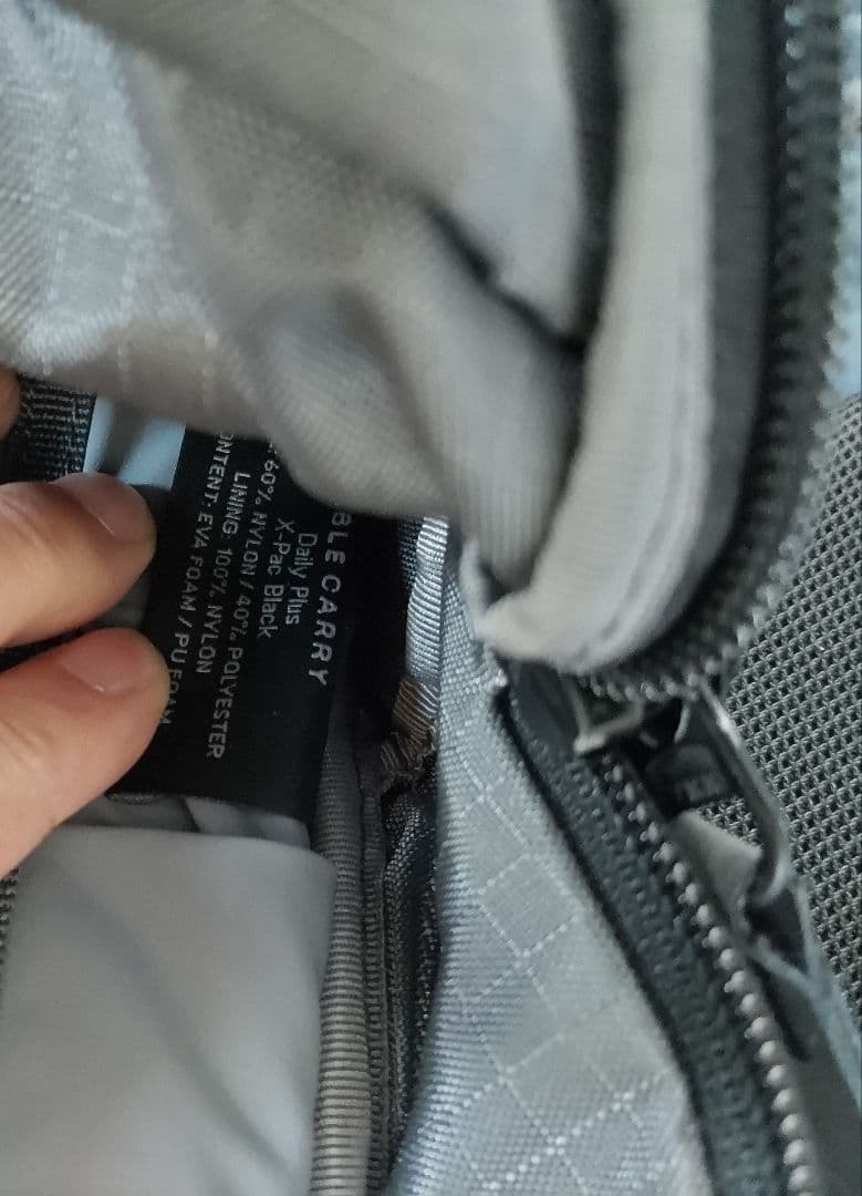 バッグ ABLE CARRY Daily plus x-pac black