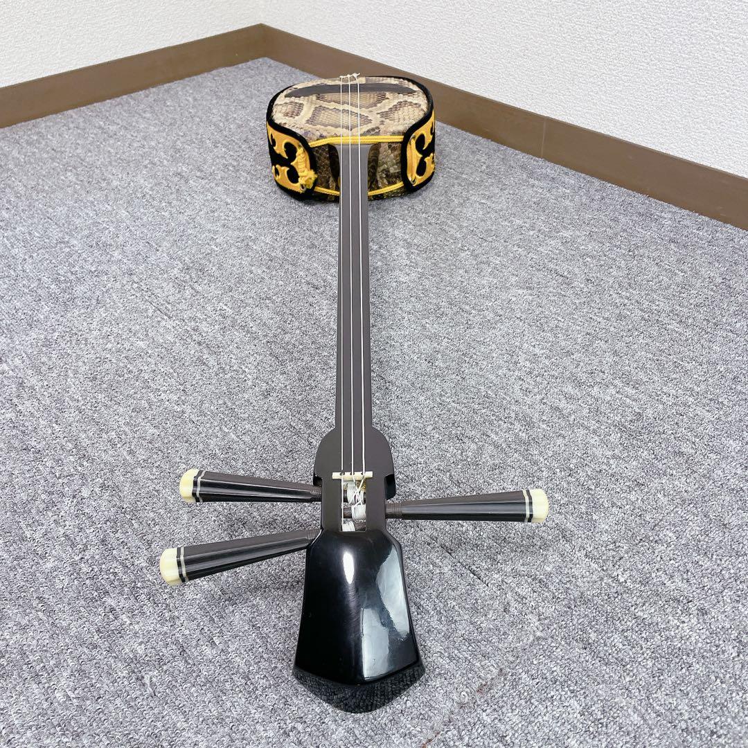 沖縄 三線 沖縄民謡 民謡楽器 ヘビ皮